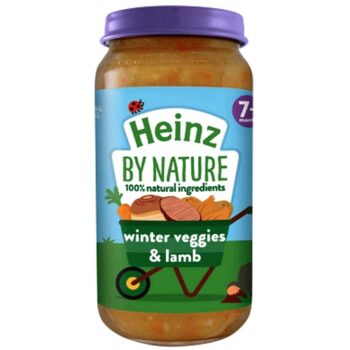 Heinz By Nature Winter Veggies & Lamb Baby Food Jar 7+ Months (200g)