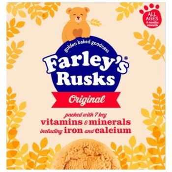 Heinz Farley's Rusks Original Baby Food Snacks 6+ Months 6 Months Plus (18 x 300g)