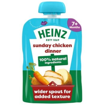 Heinz Sunday Chicken Dinner Baby Food Pouch 7+ Months By Nature (130g)