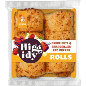 Higgidy Feta & Red Pepper Veggie Mini Rolls (160g)