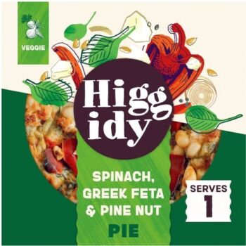 Higgidy Spinach Greek Feta & Pine Nut Pie (200g)