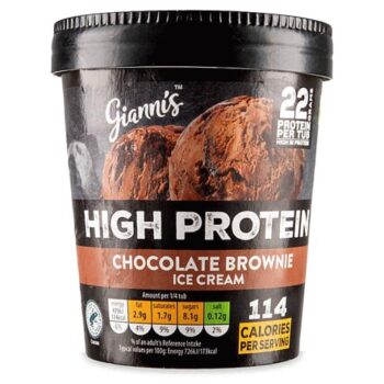 High Protein Low Calorie Chocolate Brownie Protein Tubs