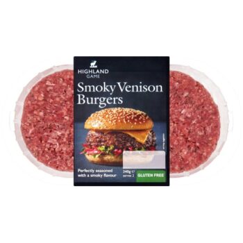Highland Game Smoky Venison Burgers (340g)