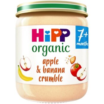 Hipp Organic Apple & Banana Crumble Baby Food Jar 7+ Months (160g)