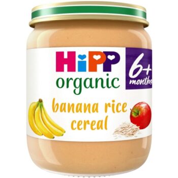 HiPP Organic Banana Rice Breakfast Baby Food Jar 4+ Months (125g)