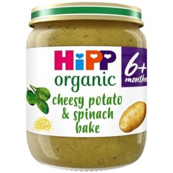 HiPP Organic Cheesy Potato & Spinach Bake Baby Food Jar 6+ Months (125g)