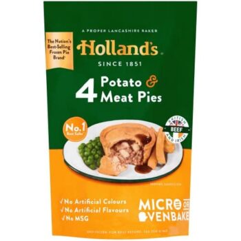 Holland's 4 Meat & Potato Pies (4 x 184g)