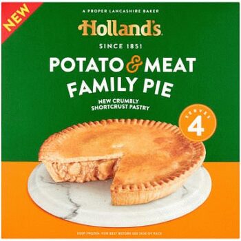 Holland's Potato & Meat Family Pie
