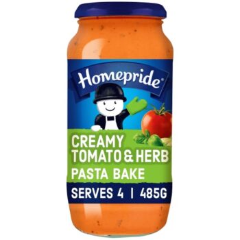 Homepride Pasta Bake Sauce Creamy Tomato & Herb (485g)