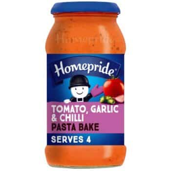 Homepride Pasta Bake Sauce Tomato Garlic & Chilli