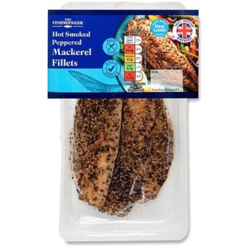 Hot Smoked Peppered Mackerel Fillets