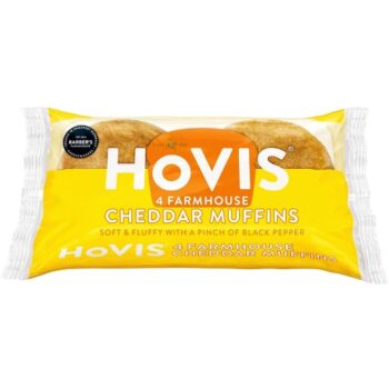 Hovis 4 West Country Farmhouse Cheddar Cheese Muffins