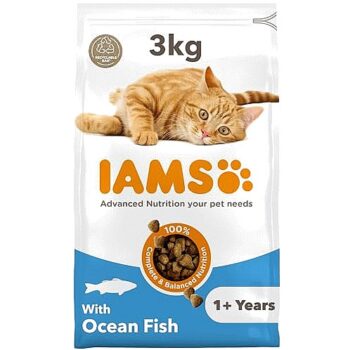 IAMS for Vitality Adult Cat Food with Ocean Fish (2kg)