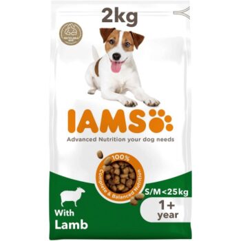 Iams for Vitality Dry Dog Food Small & Medium Breed with Lamb (2kg)