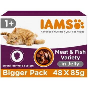 Iams Land & Sea Collection in Jelly 1+ Years (4.08kg) (48 x 85g)