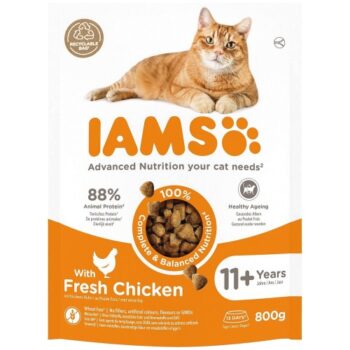 IAMS with Fresh Chicken 11+ Years (800g)