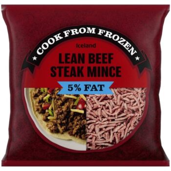 Iceland Lean Beef Steak Mince (400g)