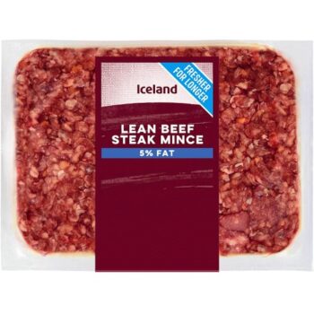 Iceland Lean Beef Steak Mince 5% Fat