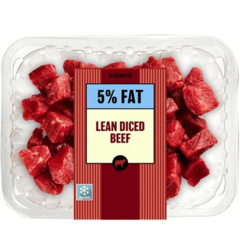 Iceland Lean Diced Beef 5% Fat (320g)
