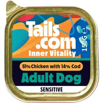 Inner Vitality Sensitive Grain Free Dog Wet Food Chicken & Cod (150g)