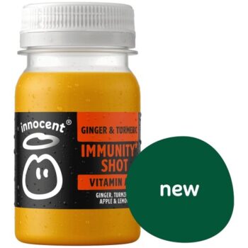 Innocent Immunity Ginger Turmeric Apple & Lemon Shot (80ml)
