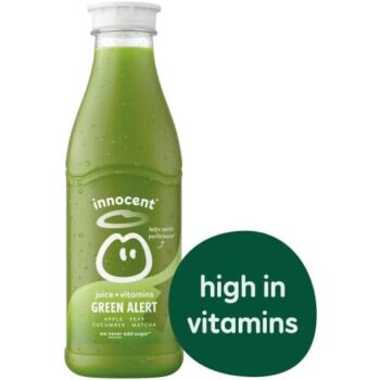 Innocent Plus Wonder Green Apple & Pear Juice With Vitamins (750ml)
