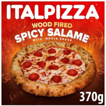 Italpizza Wood Fired Spicy Salame Pizza (370g)