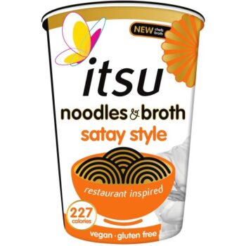 itsu Satay Style Instant Noodles & Broth Pot (66g)