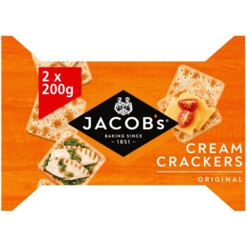 Jacob's Cream Crackers Twin Pack (2 x 200g)