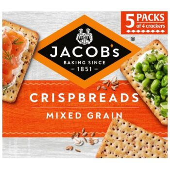 Jacob's Mixed Grain Crispbreads (5 x 30g, 190g)