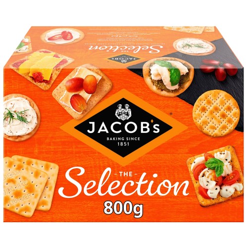 Jacob's The Selection 8 Cracker Varieties (800g)