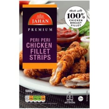 Jahan Premium Peri Peri Chicken Fillet Strips (500g)