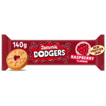 Jammie Dodgers Raspberry Flavoured Biscuits (140g)