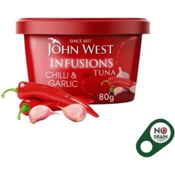 John West Infusions Tuna Chilli & Garlic (80g)