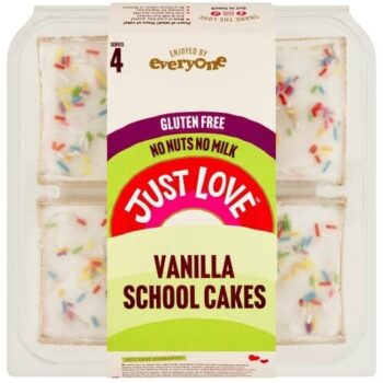 Just Love Gluten Free Vanilla School Cakes (4)