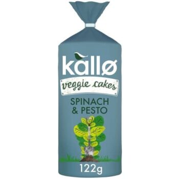Kallo Veggie Cakes Spinach & Pesto (122g)