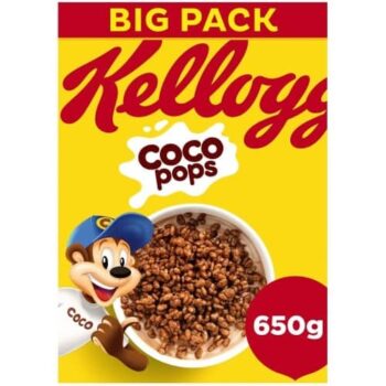 Kellogg's Coco Pops Chocolate Breakfast Cereal (650g)