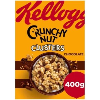 Kellogg's Crunchy Nut Clusters Chocolate Cereal (400g)