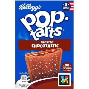Kellogg's Pop Tarts Choctastic Breakfast Pastry Snack (8 x 48g)