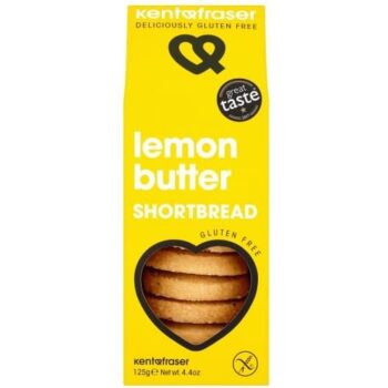 Kent & Fraser Gluten Free Lemon Butter Shortbread (125g)