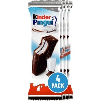 Kinder Pingui Milk and Chocolate Chilled Treat (4 x 30g)
