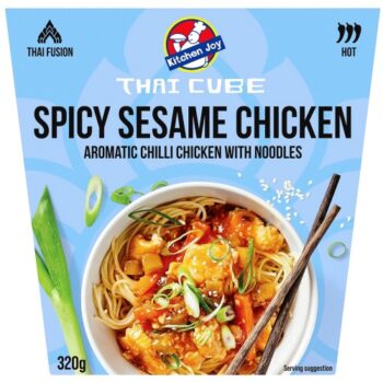 Kitchen Joy Spicy Sesame Chicken Aromatic Chilli with Noodles (320g)