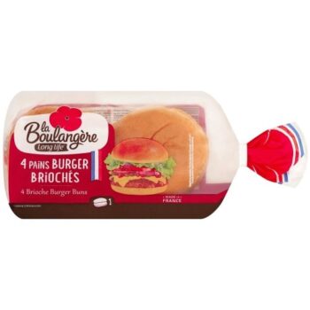 La Boulangere 4 Brioche Burger Buns