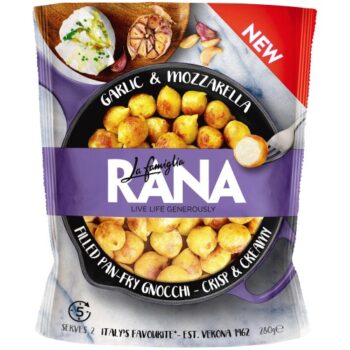 La Famiglia Rana Garlic & Mozzarella Filled Pan Fry Gnocchi (280g)