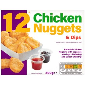 Lakeside 12 Chicken Nuggets With BBQ & Sweet Chilli Dips