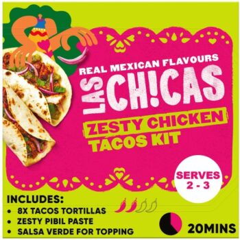 Las Chicas Mexican Zesty Chicken Tacos Kit (296g)