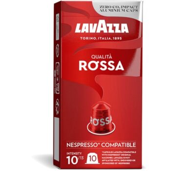 Lavazza Qualita Rossa Nespresso Compatible Capsules (10 x 57g)