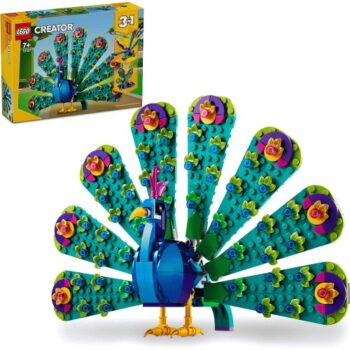 LEGO Creator 3in1 Exotic Peacock Animal Toys Set 31157