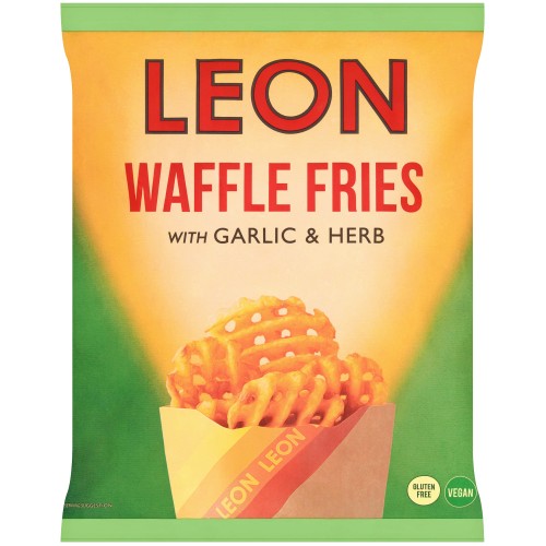Leon Garlic Aioli & Rosemary Waffle Fries (550g)