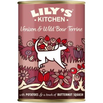 Lily's Kitchen Dog Food Venison & Wild Boar Terrine 400g' (400g)